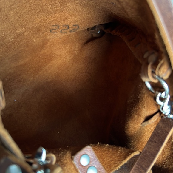🔥Handmade Leather Tote and pouch Brown - Picture 10 of 17